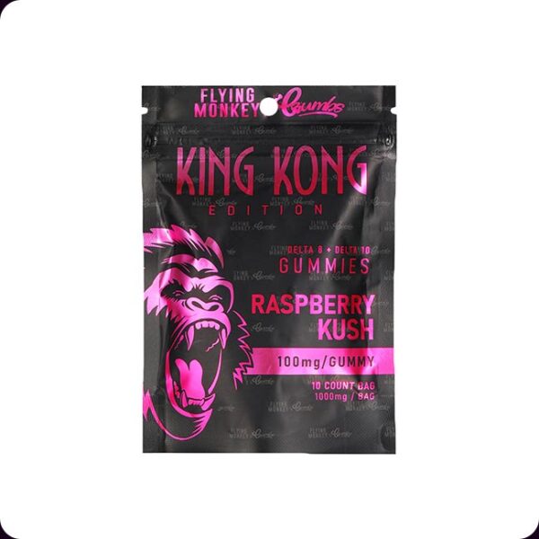 King Kong Gummies Raspberry Kush